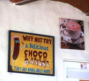 The Choco Banana will fuel your body for surfing.